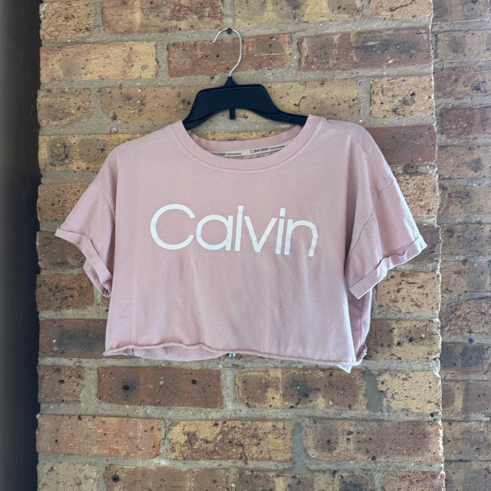 Calvin Klein Performance Pink Crop Top